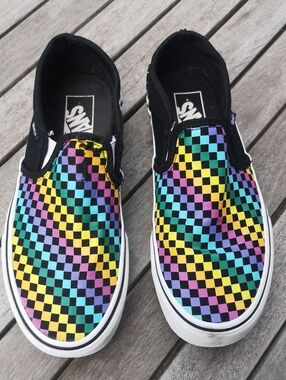 Vans colourful slip-ons